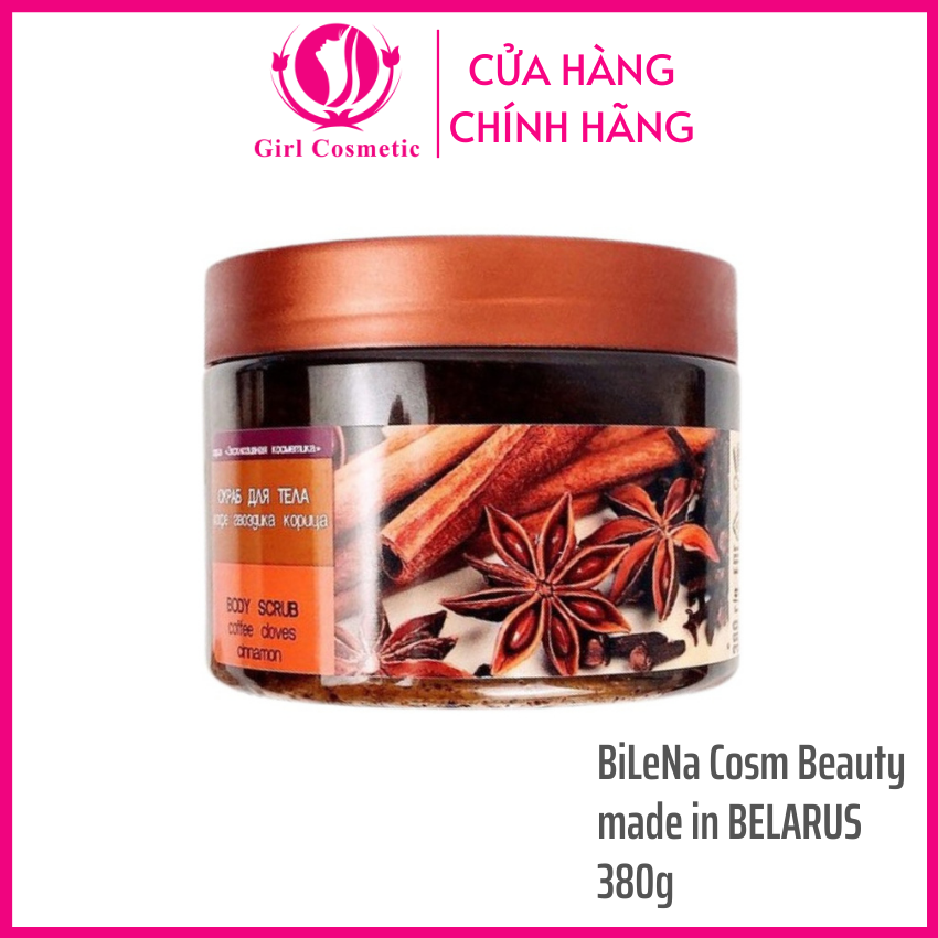 Tẩy Da Chết Body Cafe Đinh Hương Quế làm sạch dưỡng trắng và săn chắc da 380g