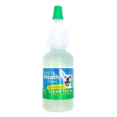 14.8ml gel vệ sinh răng miệng đánh bay mảng bám cao răng mùi hôi miệng cho chó, mèo - tropiclean fresh breath wip