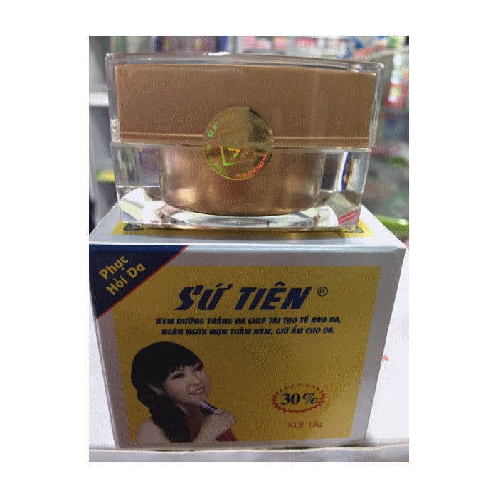 Kem sứ tiên phục hồi dưỡng trắng da tái tạo da, ngăn ngừa mụn thâm nám , giữ ẩm 15g 350k