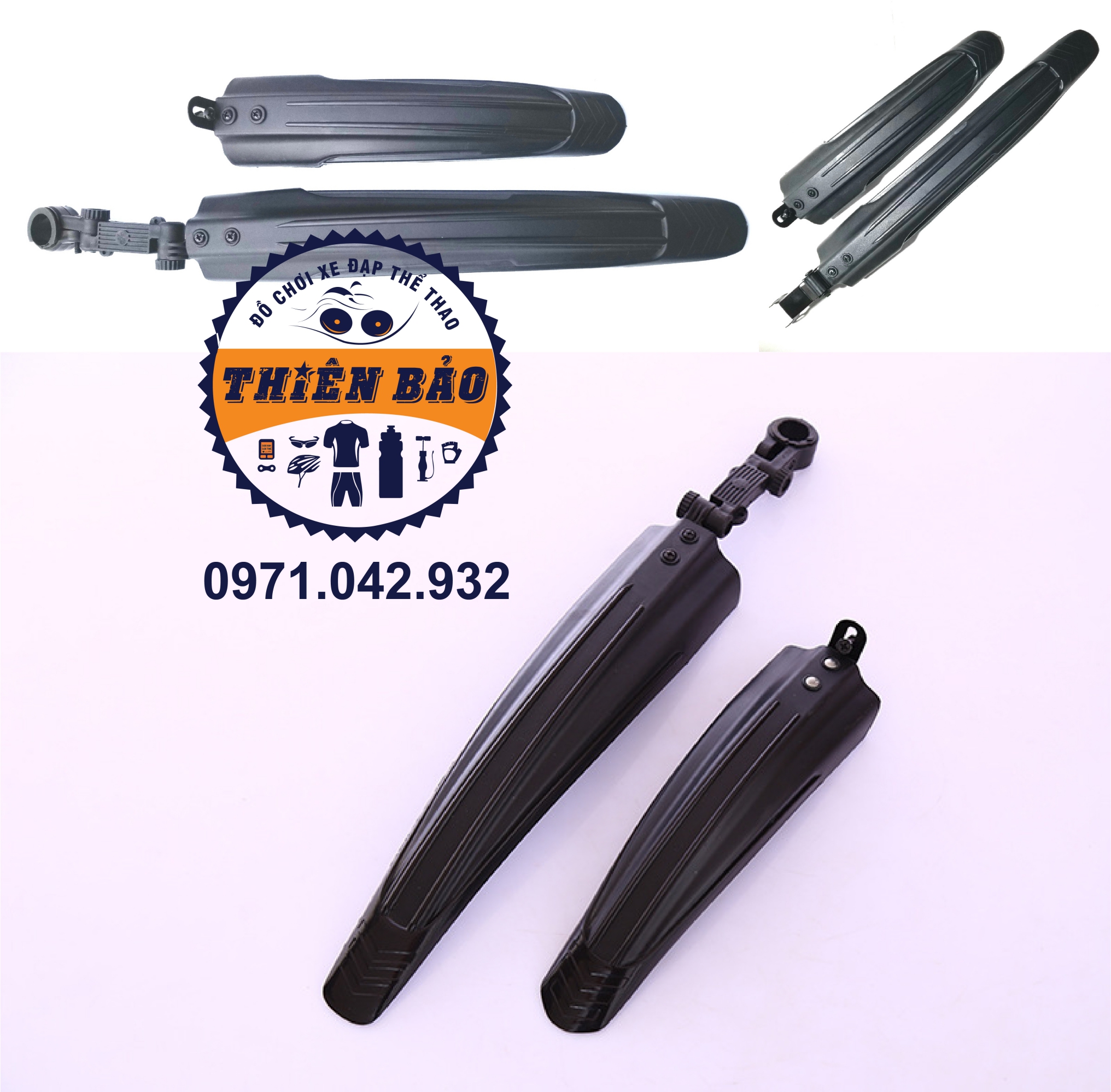 Chắn bùn xe đạp dè chắn bùn xe đạp Sọc Màu