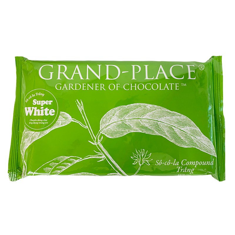 Socola grand place trắng super white mã 023 1kg puratos