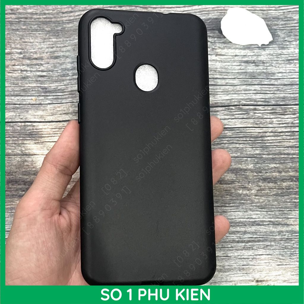 Ốp lưng samsung galaxy a11 dẻo đen cao cấp