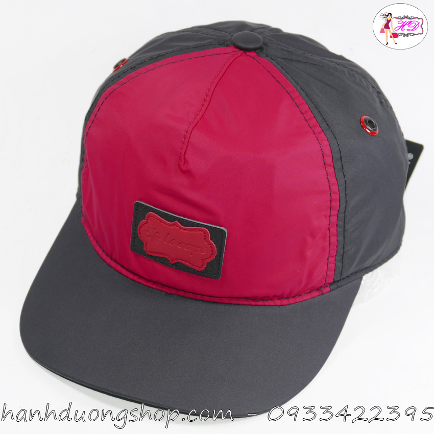 Nón trẻ em cao cấp trẻ em từ 5-10 tuổi mũ lưỡi trai vải dù trơn bóng hợp thời trang TS Caps phối màu tương phản độc đáo