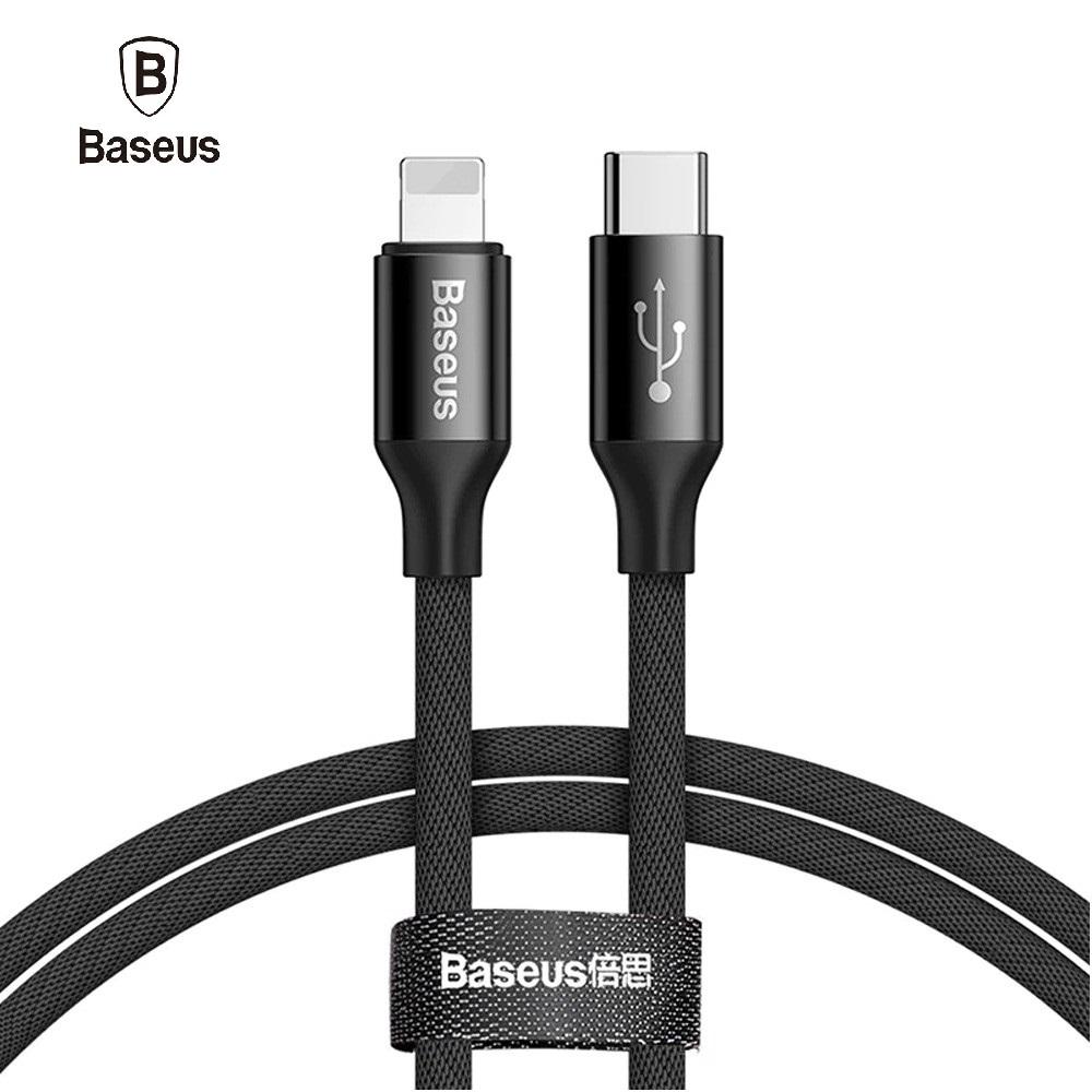 Cáp sạc nhanh và truyền dữ liệu Type C - Lightning Baseus Yiven New Series iPhone / iPad