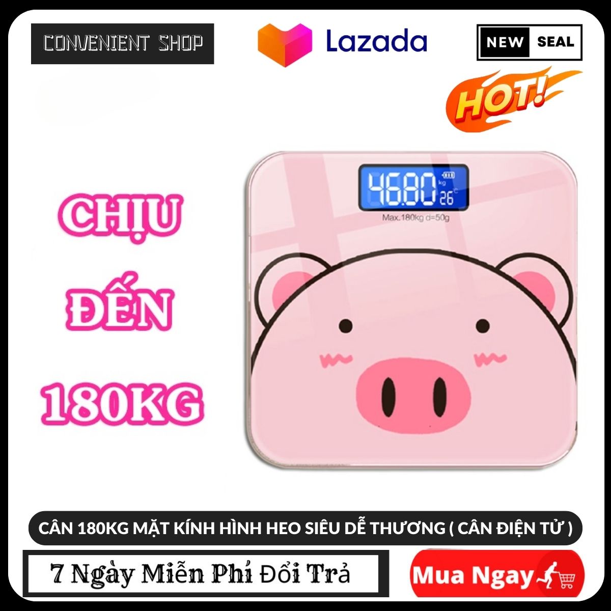 Cân sức khoẻ điện tử, cân sức khoẻ. cân 180kg mặt kính hình heo siêu dễ thương - cân điện tử mini, cân điện tử sức khỏe, cân điện tử cao cấp.