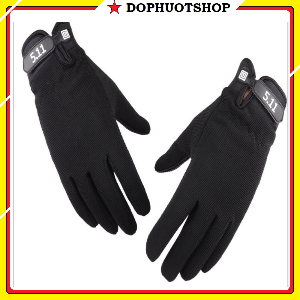 Găng tay 511 dài ngón, găng tay 511 full ngón đi xe máy xe đạp tiện dụng