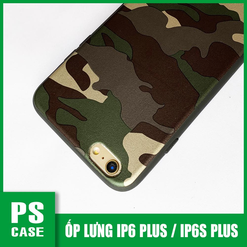 Ốp lưng camo iPhone 6 Plus / iPhone 6s Plus dẻo toàn phần - PS Case phân phối
