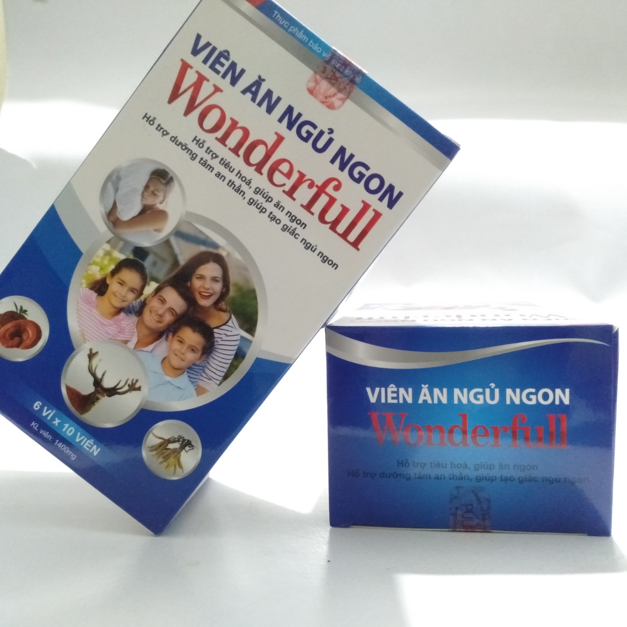 TPBVSK Viên ăn ngủ ngon WONDERFULL-Hộp 60 viên - Cho giấc ngủ sâu và ngon hơn