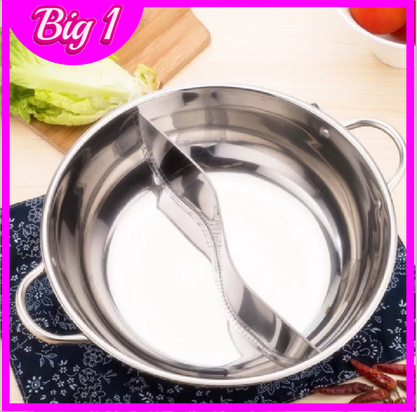 Nồi lẩu chia ngăn, Nồi lẩu 2 ngăn, Nồi lẩu uyên ương