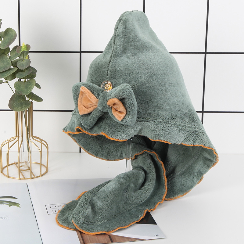 Khăn Cotton Quấn Tóc Cực Nhanh, Khô Tóc Siêu Tốc -Loại 1 cao cấp