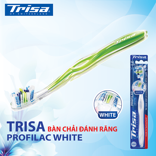 Bàn Chải Đánh Răng Trisa Profilac White ( Soft )