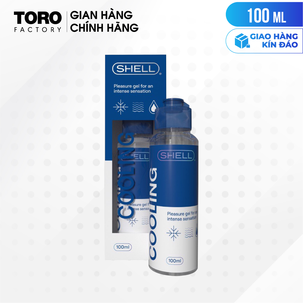 Gel bôi trơn mát lạnh shell cooling - chai 100ml | toro factory