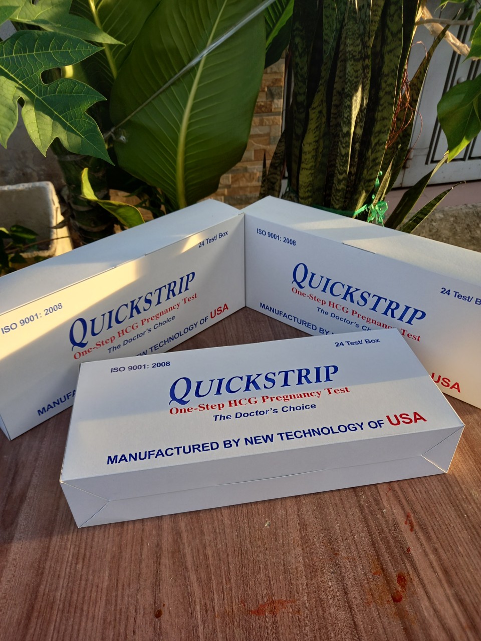 Combo 3 hộp que thử thai quickstrip, hộp 24 que