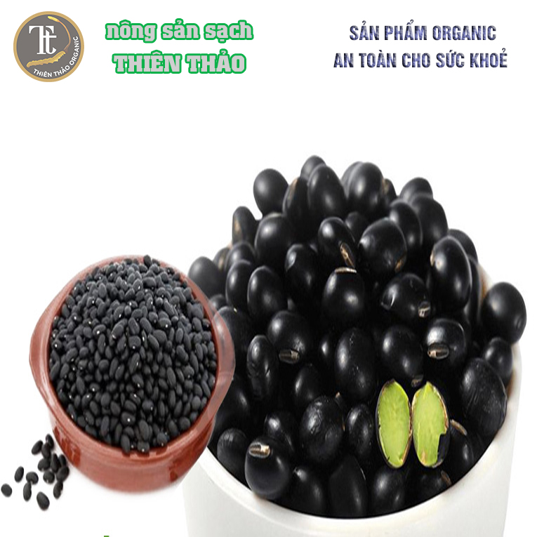 Đậu đen - đỗ đen xanh lòng chuẩn bắc hạt nhỏ thuần chủng không biến đổi gen 500gr HCM