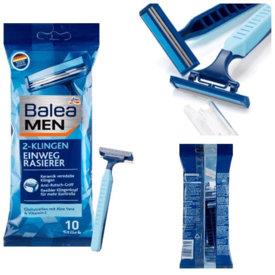 DAO CẠO RÂU BALEA MEN- Túi 10 chiếc