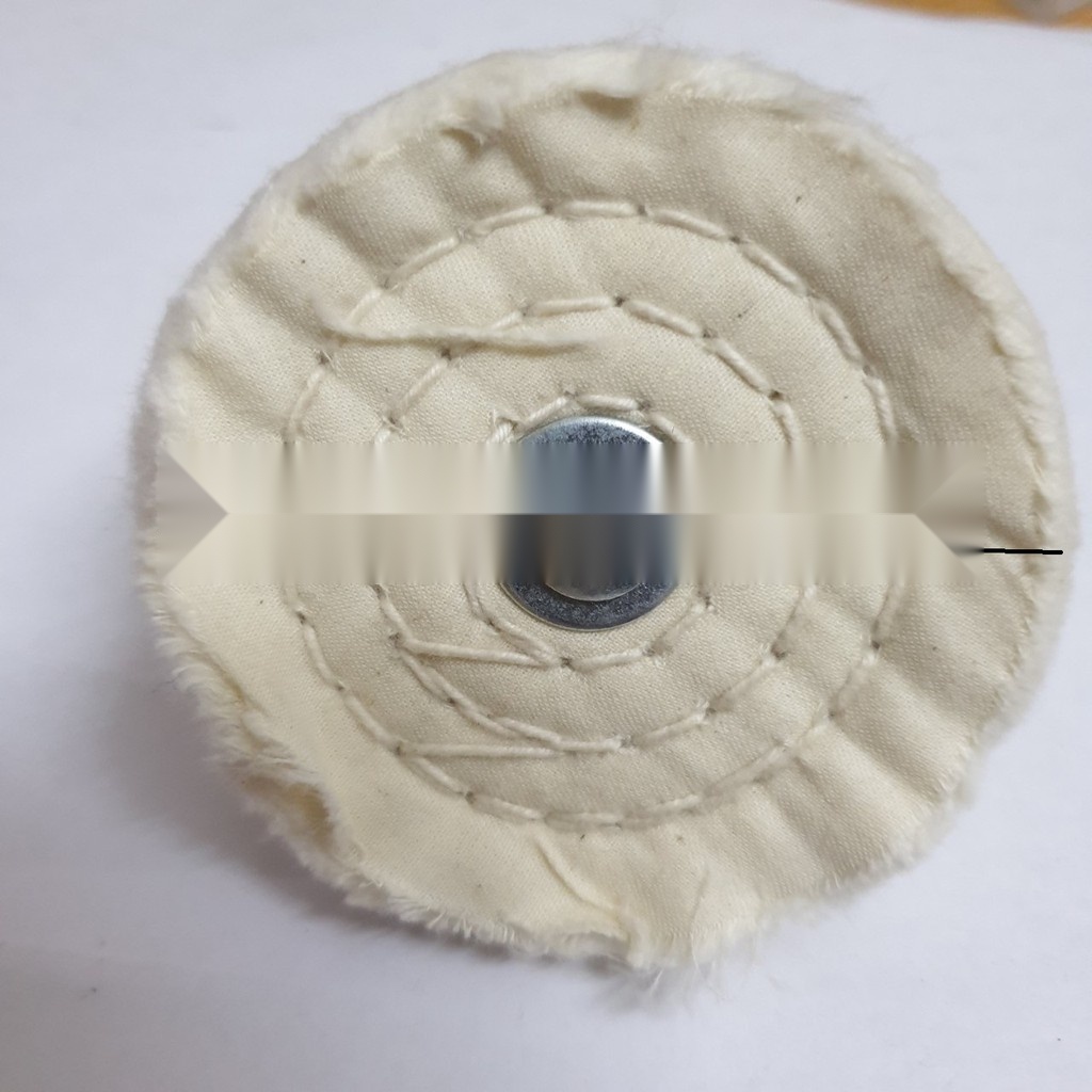 Bánh vải đánh bóng inox cán 6mm đầu đánh bóng 10cm
