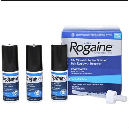 Serum mọc tóc cho nam Men's Rogaine Extra Strength Revitalizes Hair Regrowth Treatment chai 60ml/chai của Mỹ