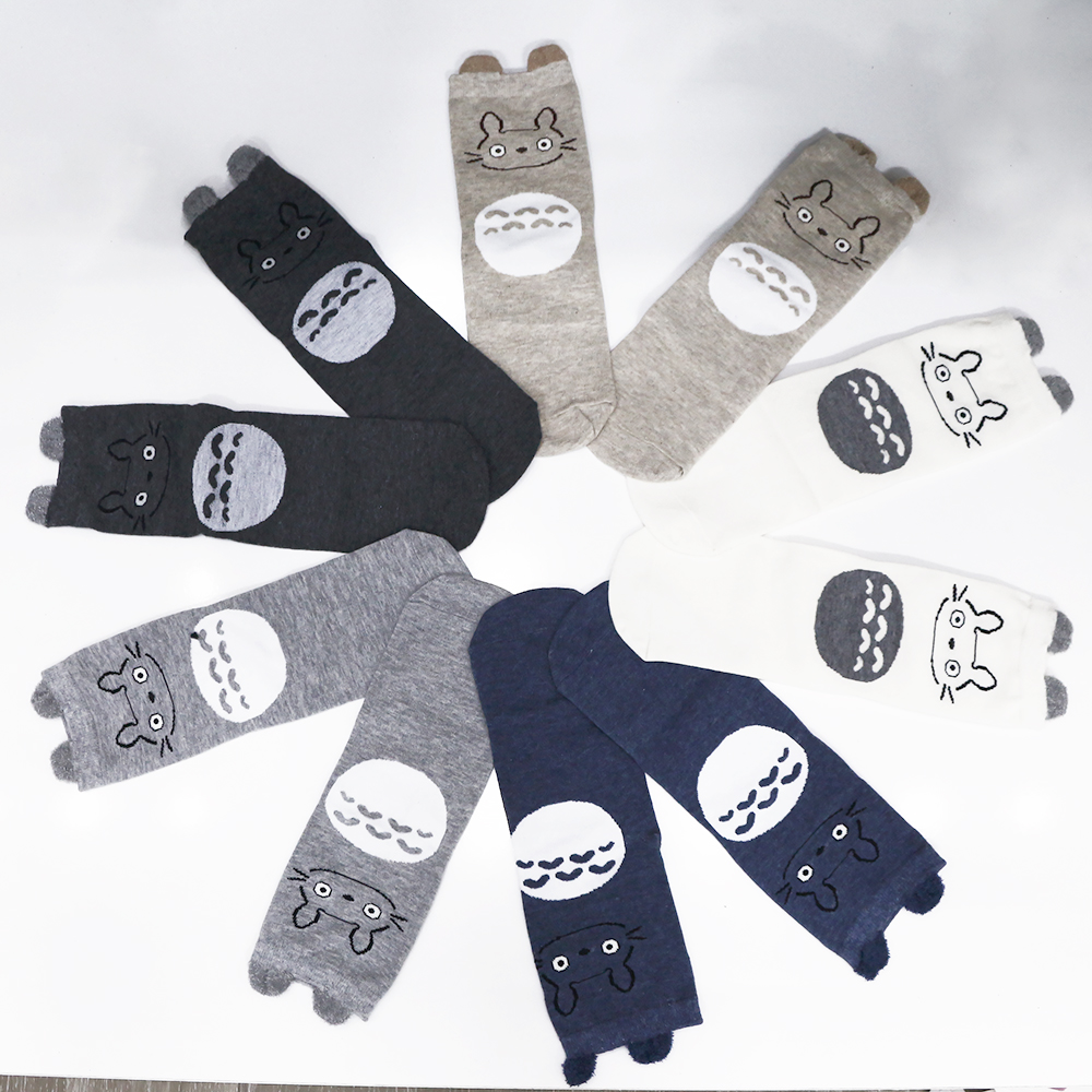 Vớ nữ cotton hình thú 3D cao cổ