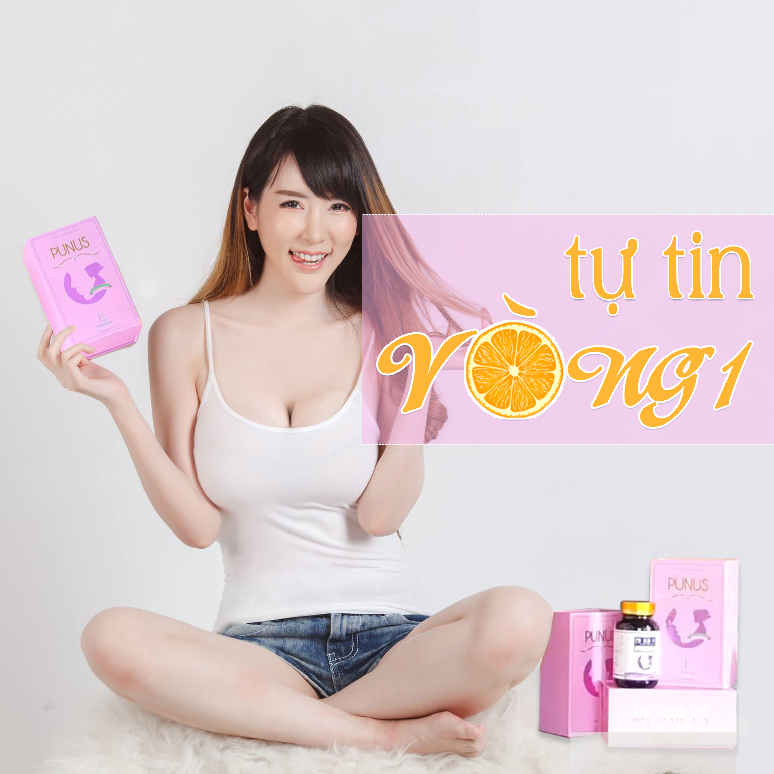 Punus tăng ngực tự nhiên - ko teo nhão khi ngưng sử dụng