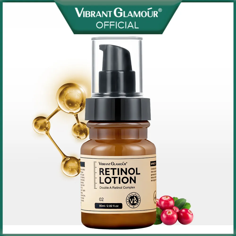 VIBRANT GLAMOUR Retinol Điêu khắc Tinh chất dưỡng da Chống lão hóa Chống nhăn Nâng Làm săn chắc Dưỡng ẩm và giữ ẩm Chăm sóc da mặt Repair 80ml