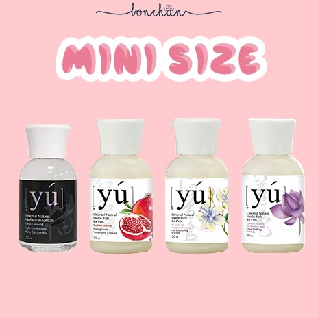 Sữa tắm Yu cho chó mèo - Sữa tắm nước hoa Yú thơm dai nhiều mùi hương cho chó mèo