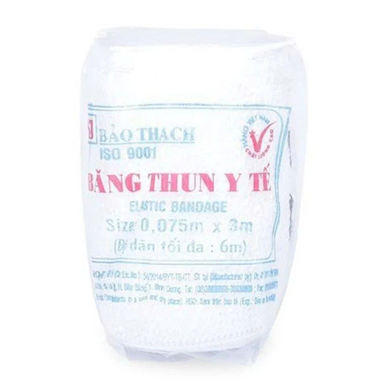 [DR. HANH] Băng thun Bảo Thạch 0.075 x 3m (10 cuộn) hỗ trợ băng vết thương