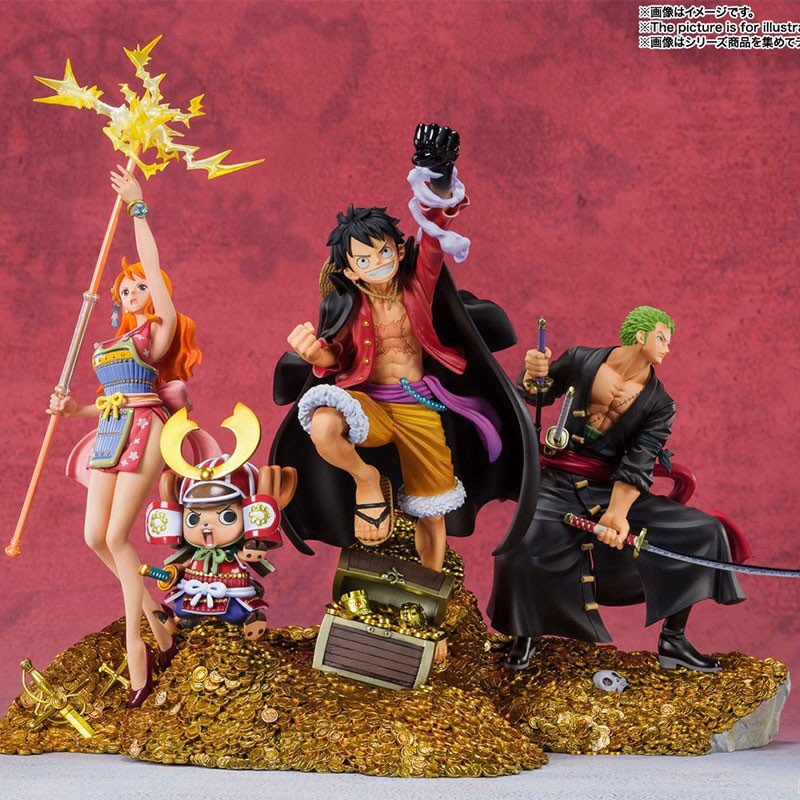 Mô hình Onepiece Luffy, Nami, Zoro đảo kho báu, figure đảo hải tặc