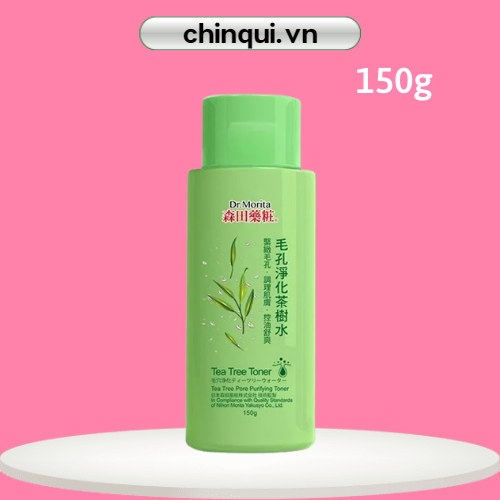 Nước hoa hồng Dr.Morita Làm Dịu Da Chiết Xuất Tràm Trà Tea Tree Pore Purifying Toner 150ml