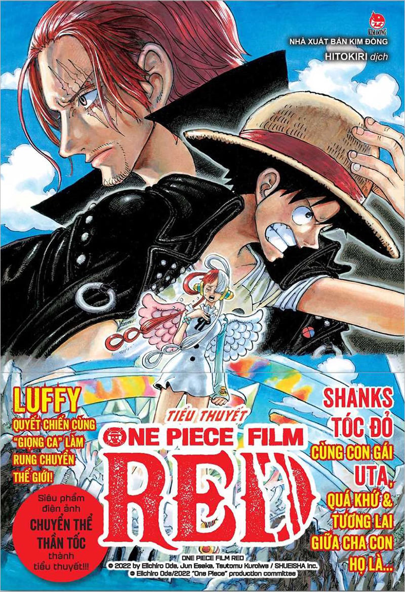 Kim đồng - tiểu thuyết one piece film red