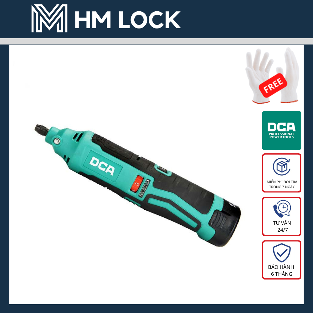 Thân máy mài khuôn dùng pin 12v dca - hàng chính hãng - adsj10z - hm lock