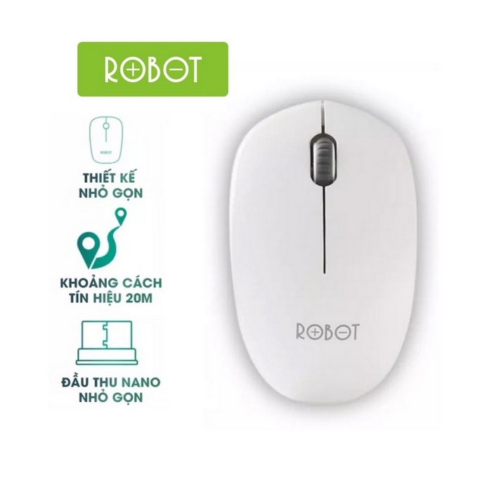 Chuột không dây robot m210 - bảo hành 12 tháng