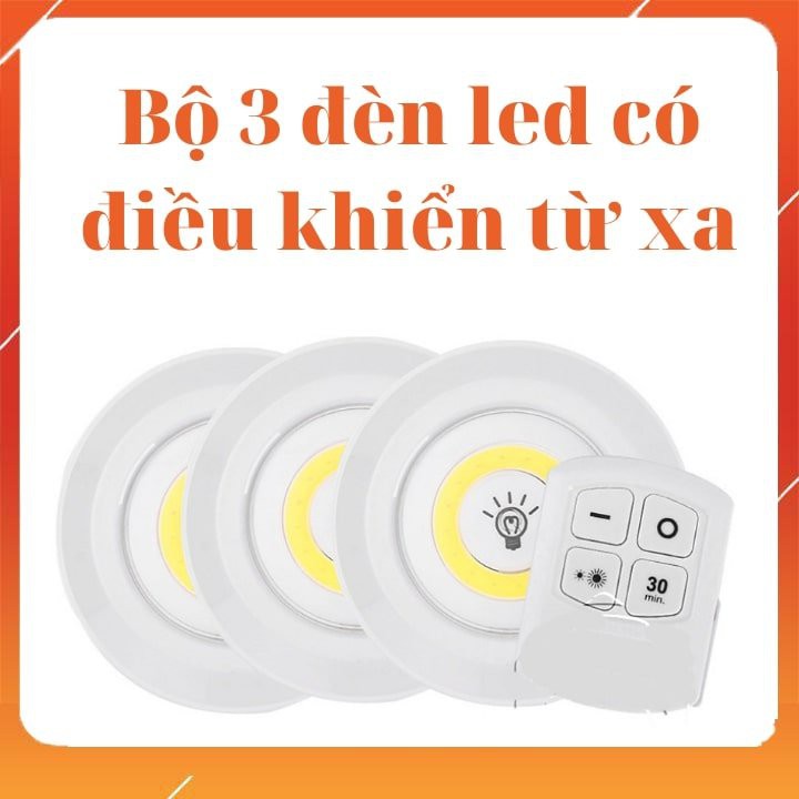 Đèn led dán tường , 3 đèn led dán tường có điều khiển từ xa và hẹn giờ.