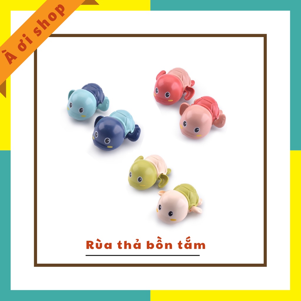Đồ chơi Rùa bơi trong chậu tắm cực dễ thương