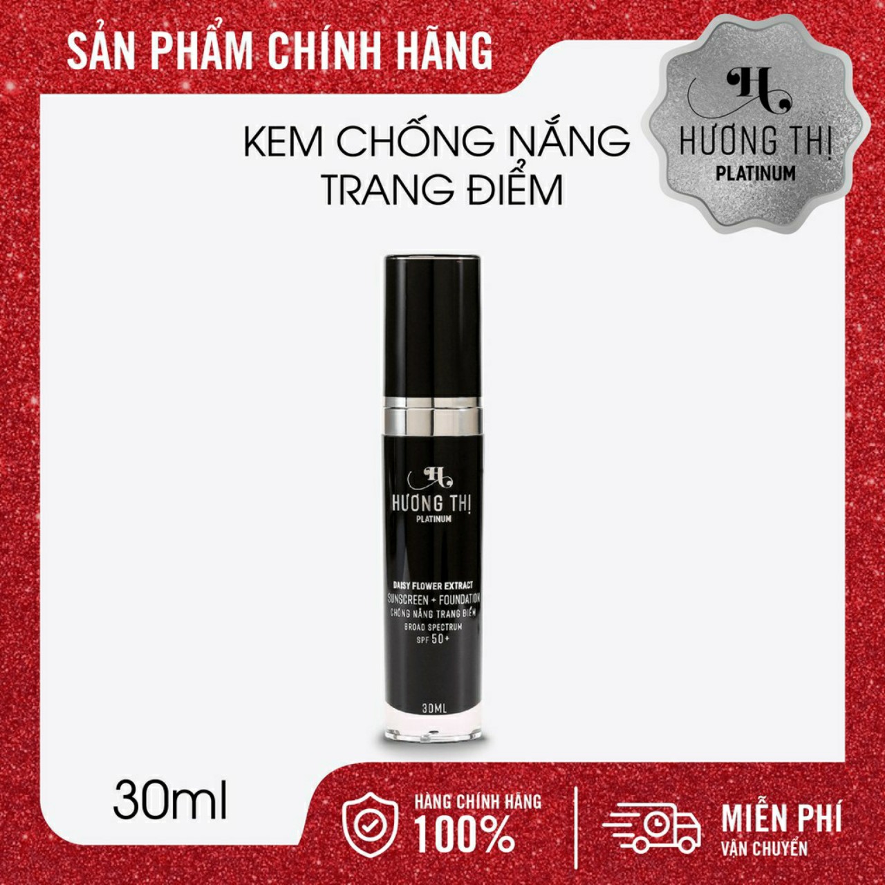 Kem chống nắng trang điểm Hương Thị 50+ Chai 30ml