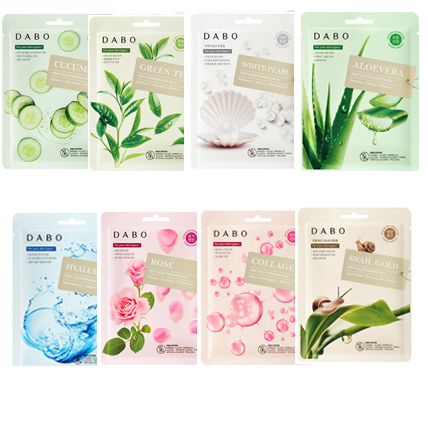 Combo 5 mặt nạ đắp dabo dưỡng trắng, cấp ẩm, đều màu da và giúp da săn chắc