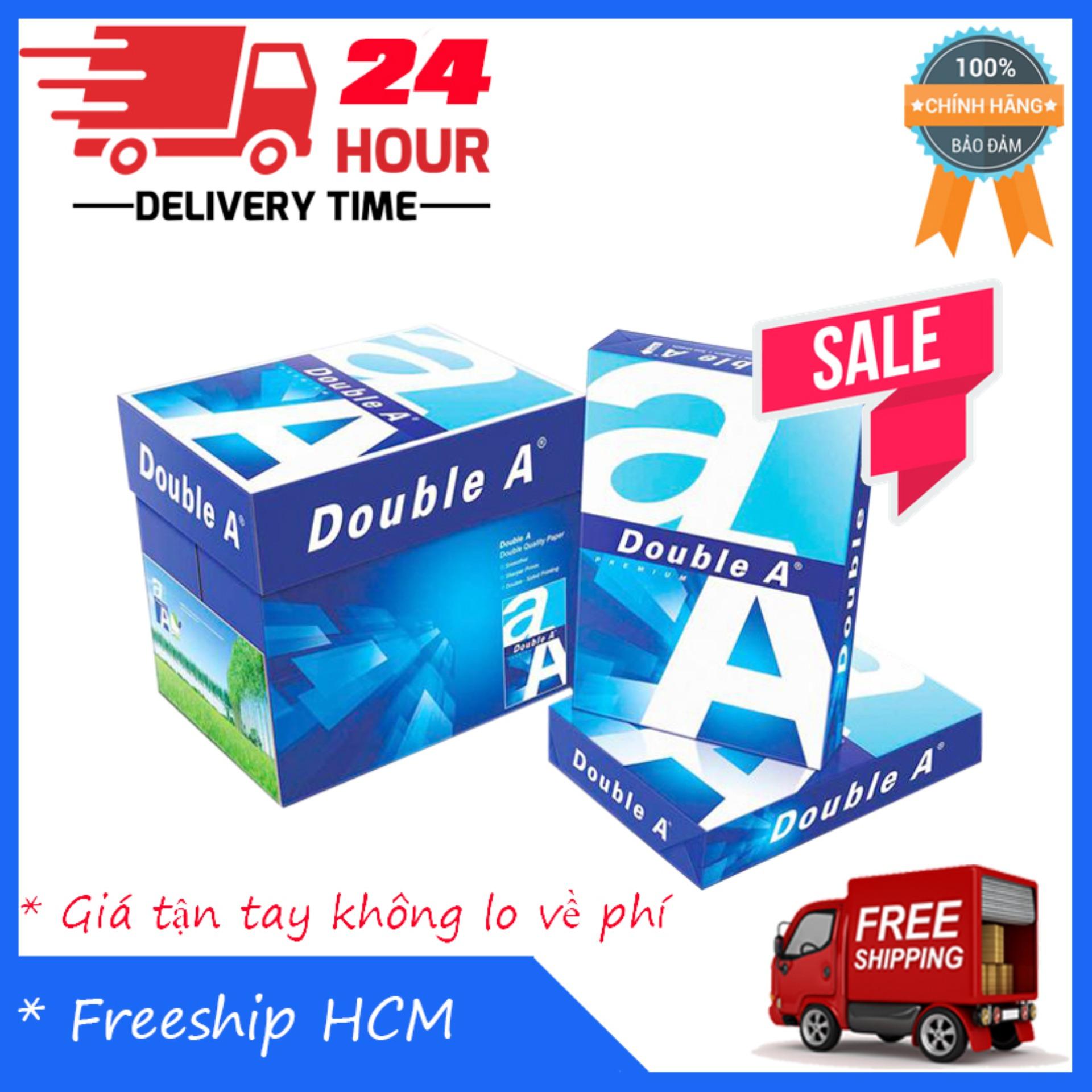Thùng 5 ream Giấy in A4 Double A 80gsm