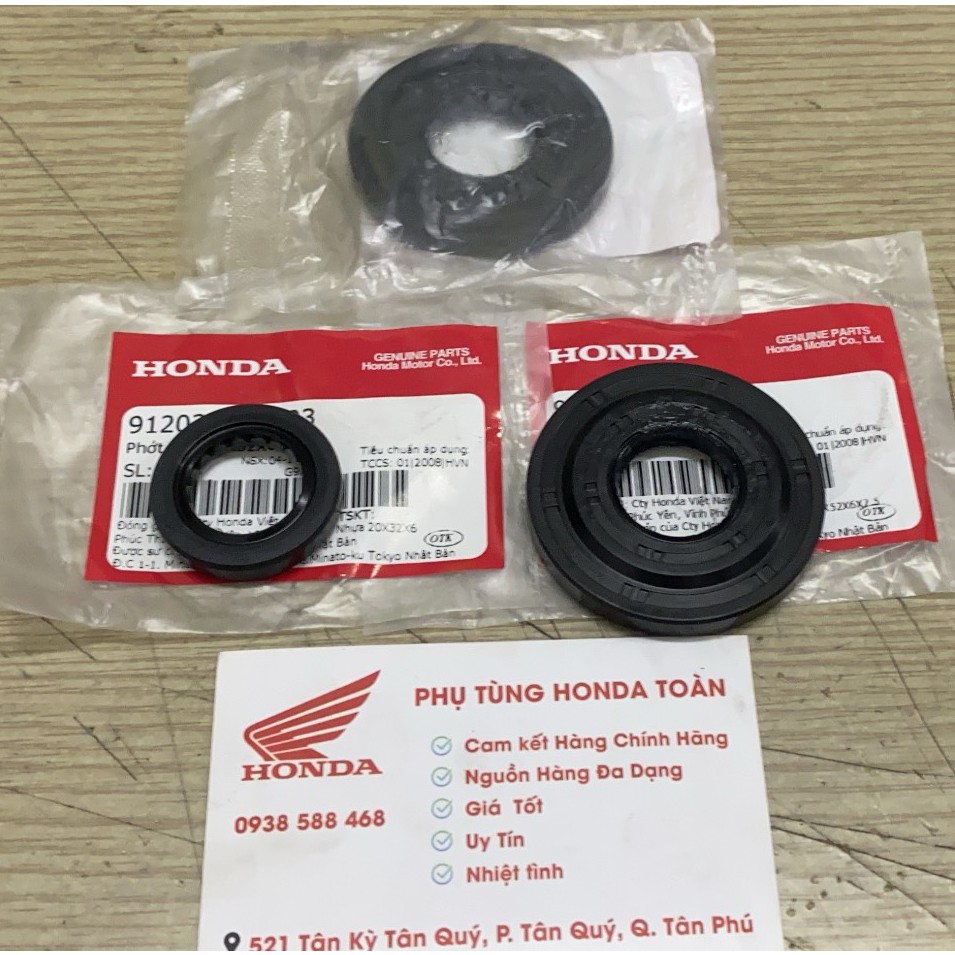 Phớt nồi trước sau ab/click/ vision đời đầu zin chính hãng honda