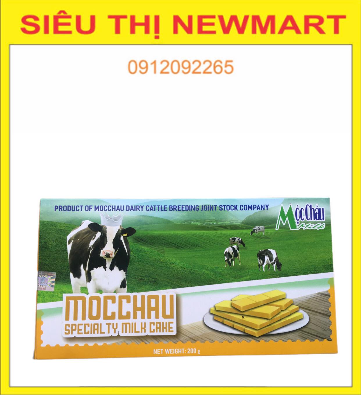 Bánh sữa đặc sản mộc châu 200g