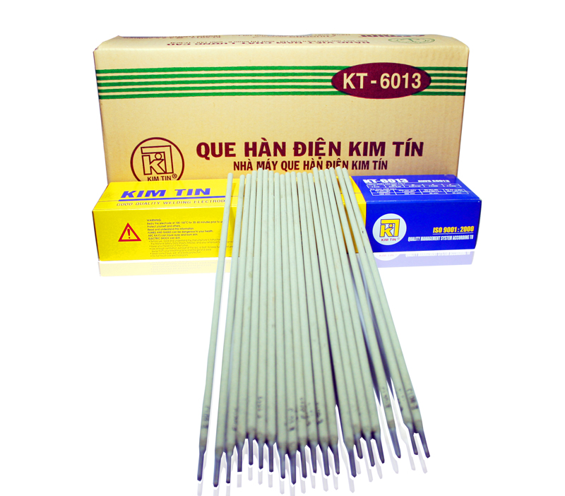 Que hàn điện kim tín size 3.2 mm, bó 1kg chính hãng.