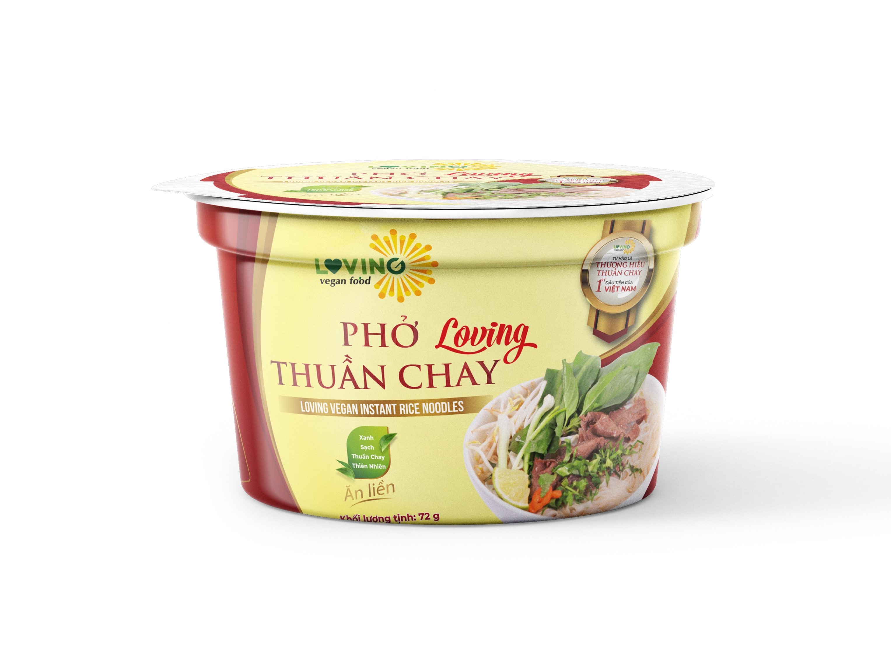 Phở ăn liền thuần chay Loving