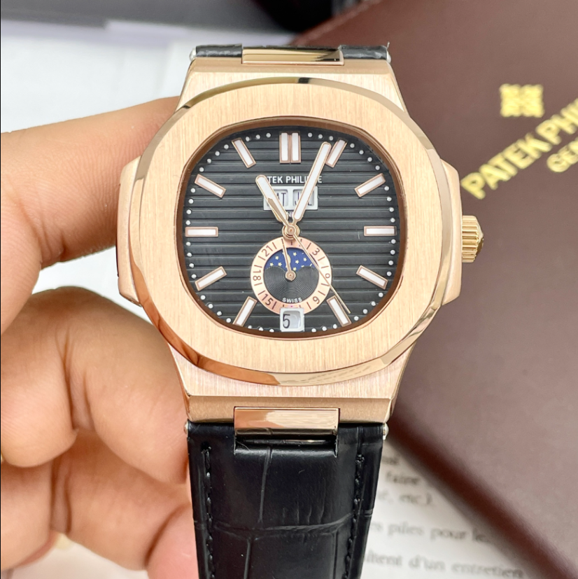 [ Hàng Nhập Khẩu ] Đồng Hồ Nam Patek Philippe Nautilus 5726 Dây Da, Size 40mm, Máy Cơ Automatic Tích