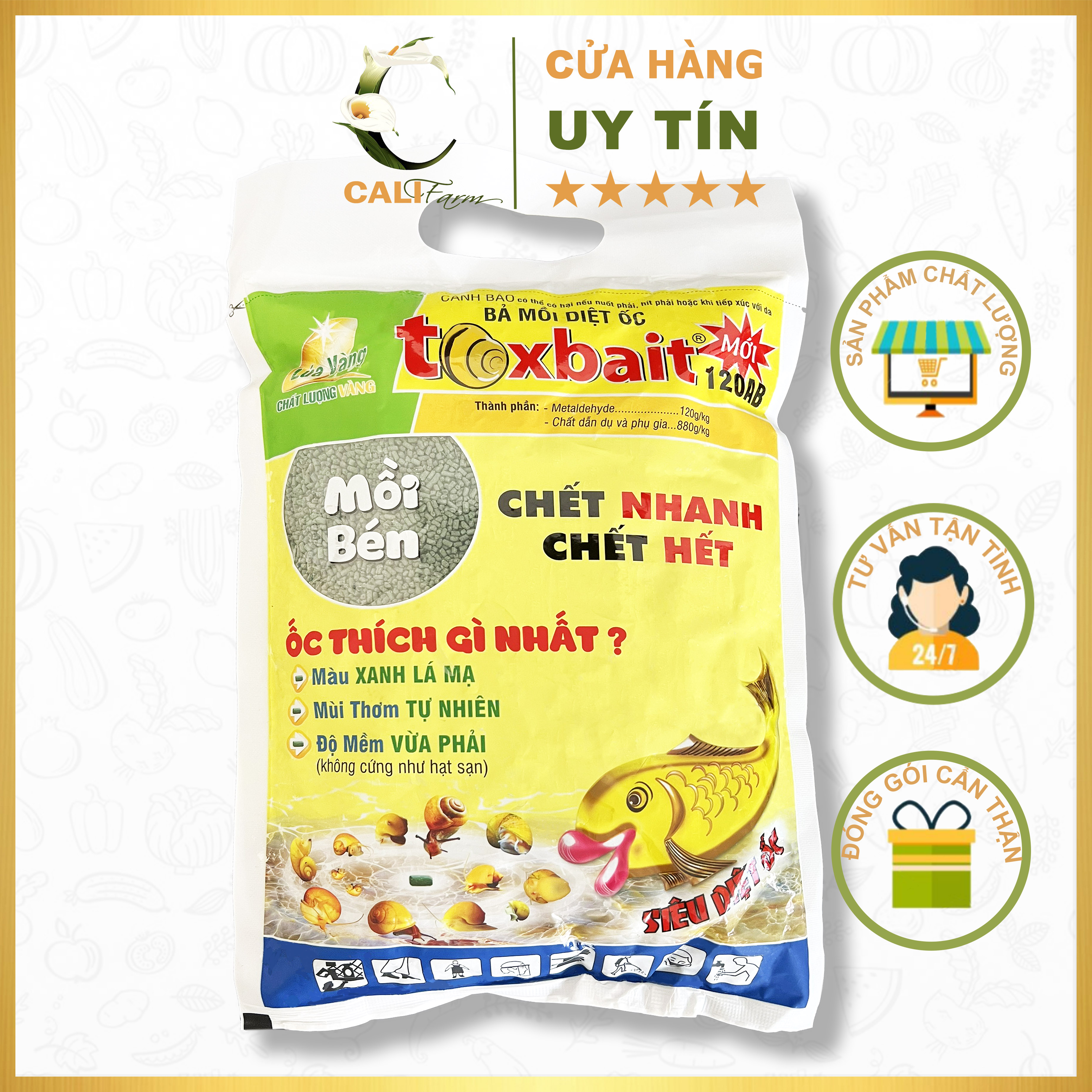 Bả mồi diệt ốc Toxbait 120AB 1Kg