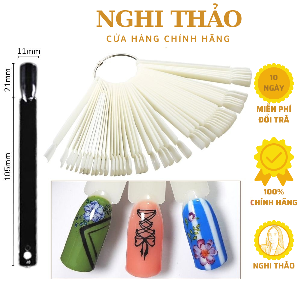 Móng que tập sơn phụ kiện nail