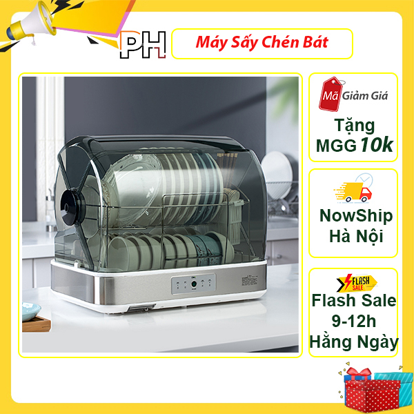 Máy khử trùng chén bát 2 tầng Wanchang AST-G62 dung tích 45 lít công nghệ khử trùng bằng tia UV, công suất 350W, tủ sấy , tủ khử trùng bát đĩa đũa nhà bếp, máy khử trùng mini để bàn, tủ sấy chén bát - CHÍNH BH 12 THÁNG