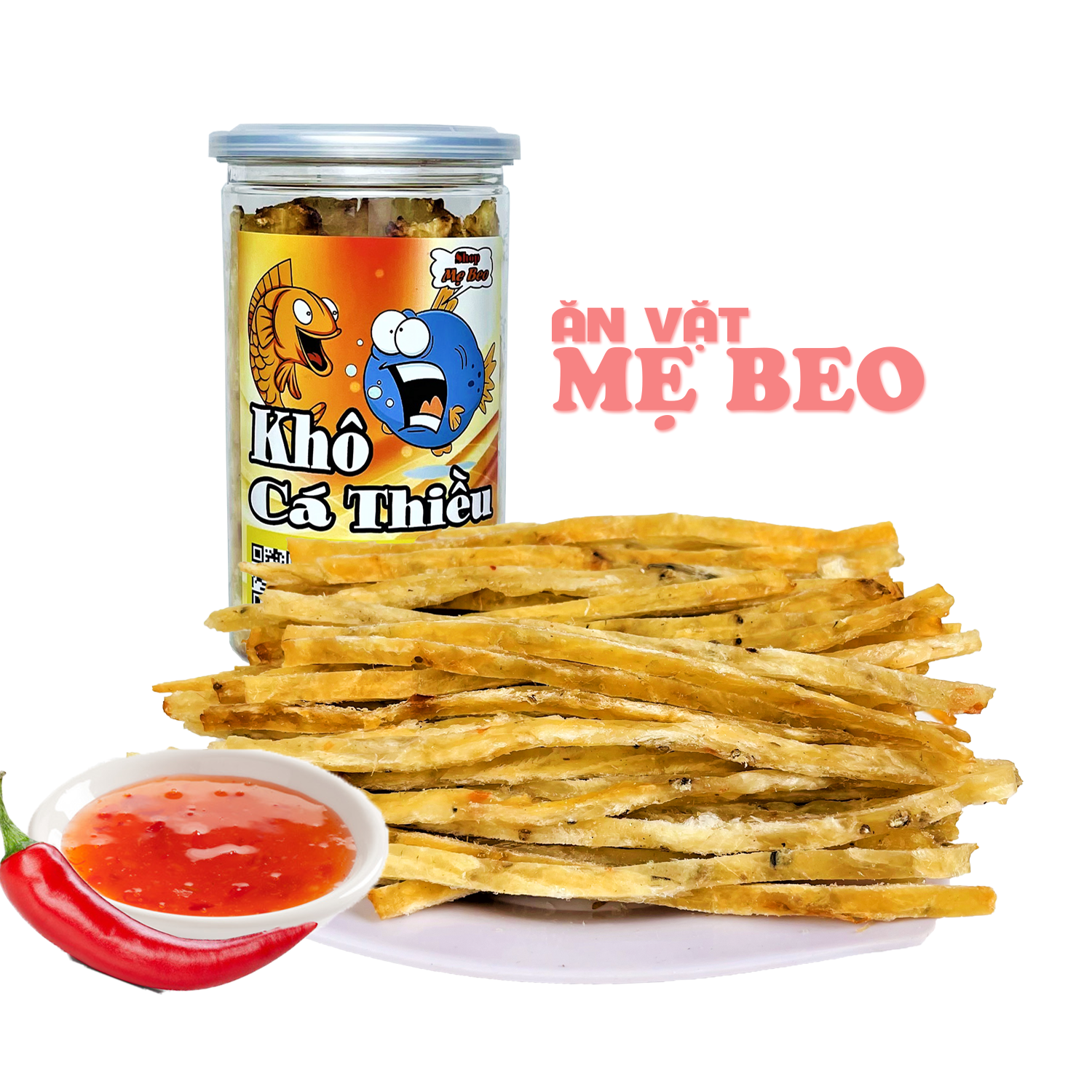 250g khô cá thiều que shop mẹ beo