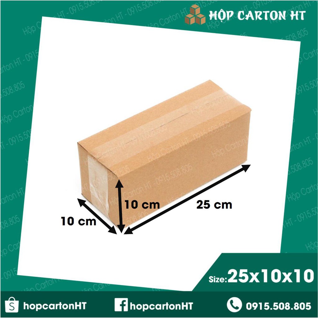 25x10x10 combo 80 hộp carton