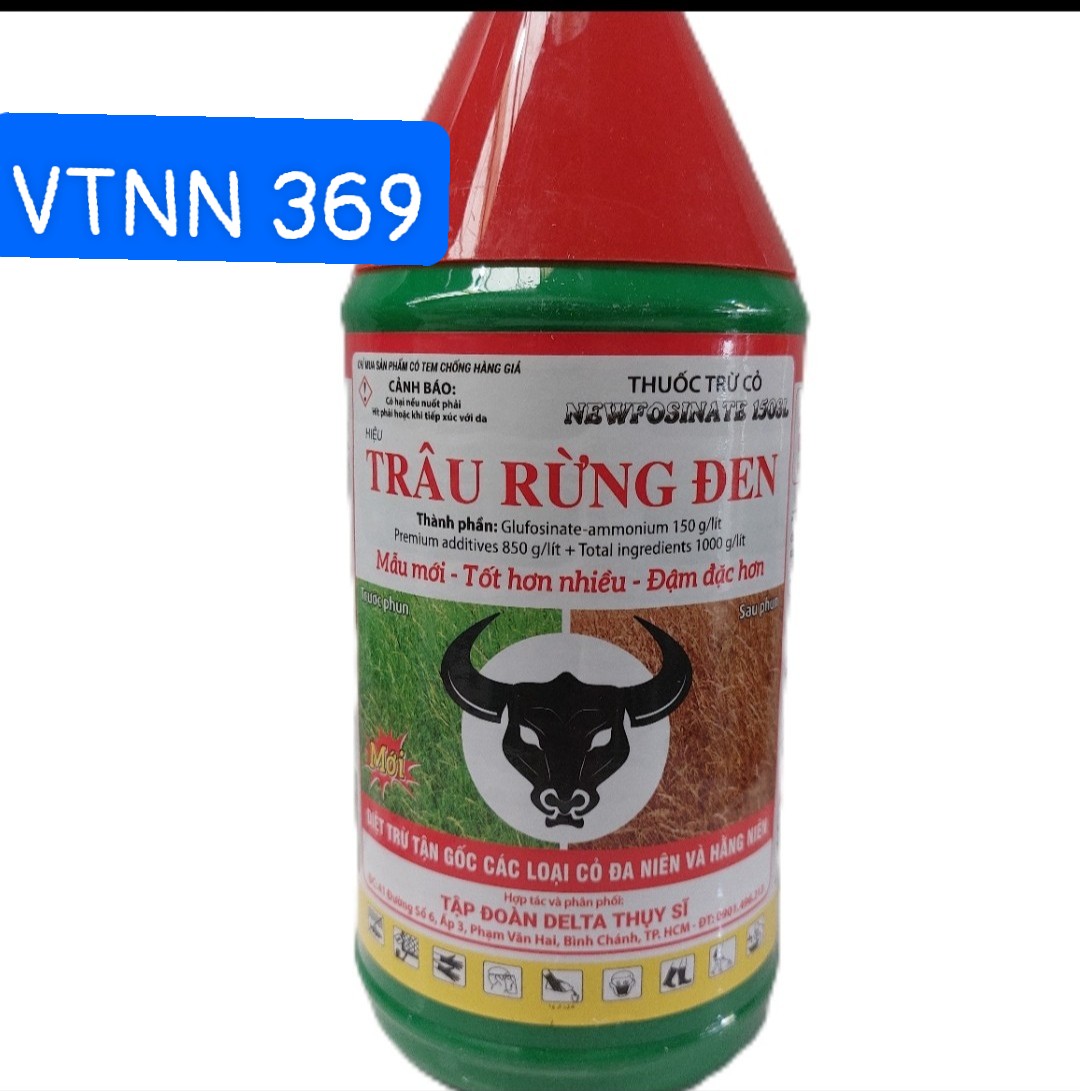 THUỐC TRỪ CỎ TRÂU RỪNG ĐEN TRỪ CỎ DẠI 150SL 900ML