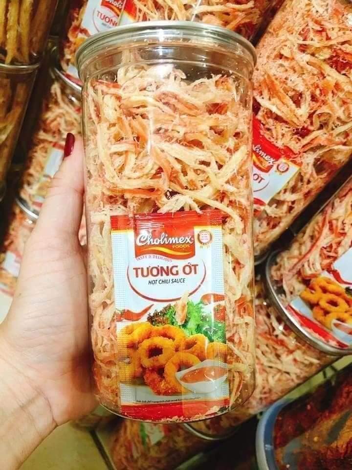 150gr Mực xé sợi hấp nước cốt dừa