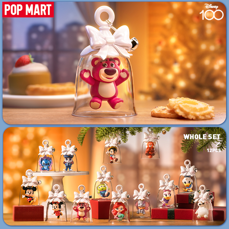 Pop mart disney 100th anniversary bell series figures blind box