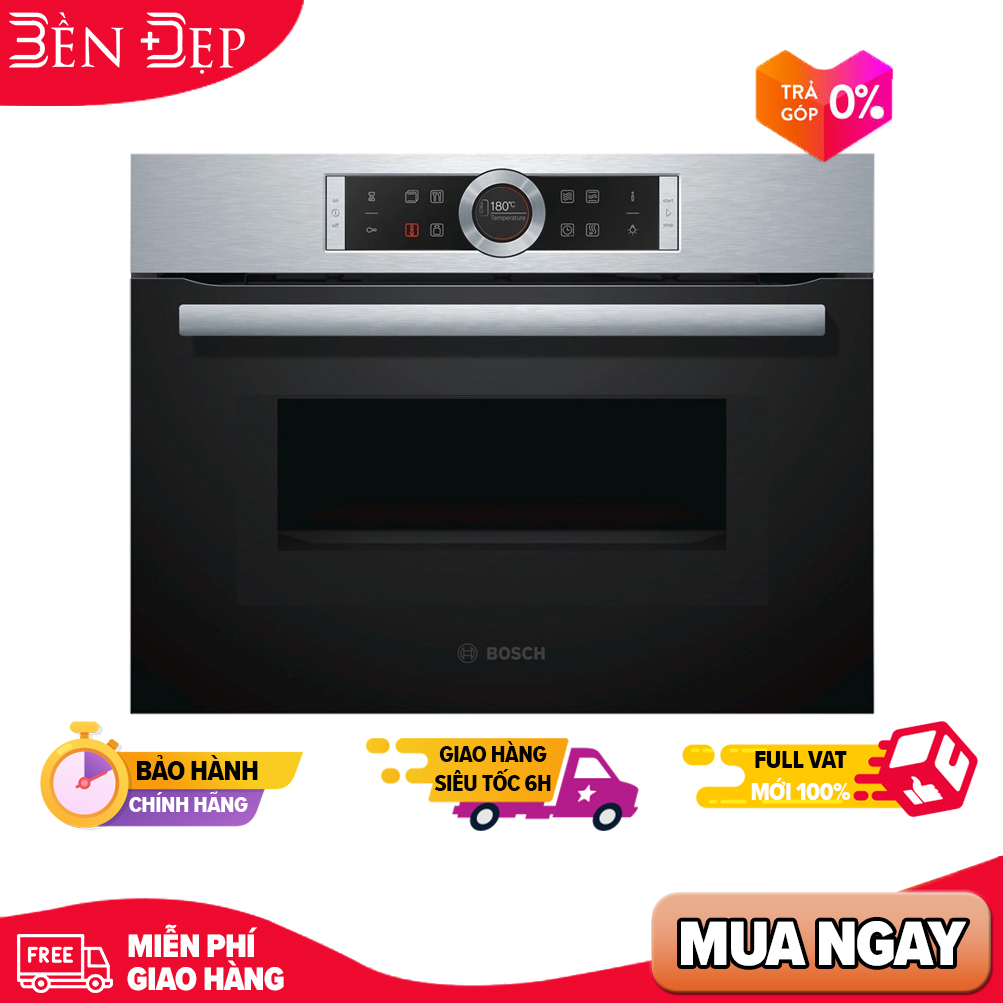 Lò nướng kết hợp vi sóng bosch 45l cmg656bs6b
